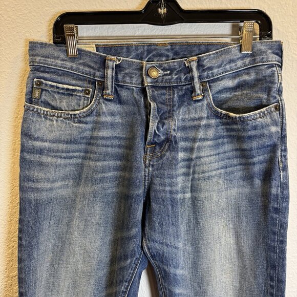 Abercrombie & Fitch Jeans Mens 31x30 Blue The A&F Classic Straight Button Fly - Picture 2 of 14